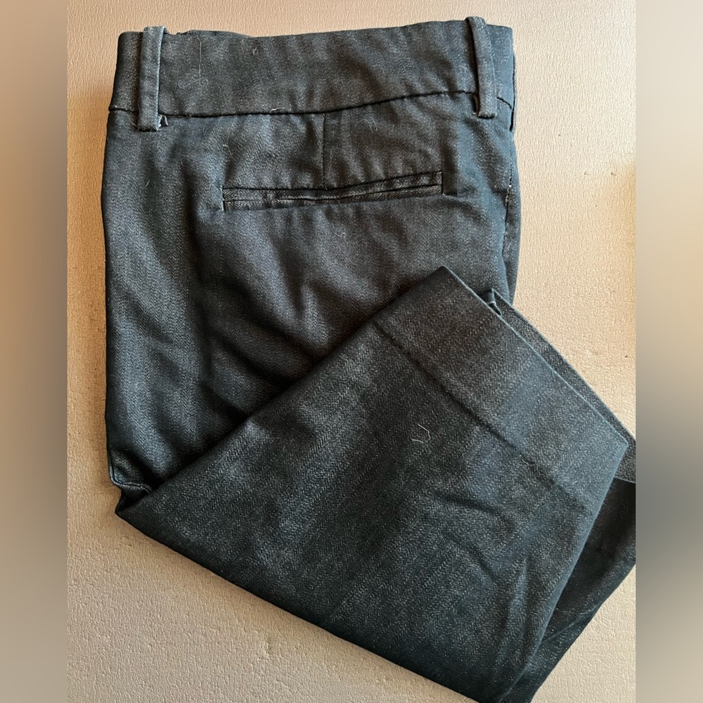 Blue jean long shorts.